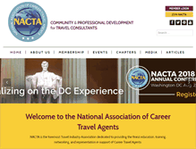Tablet Screenshot of nacta.com